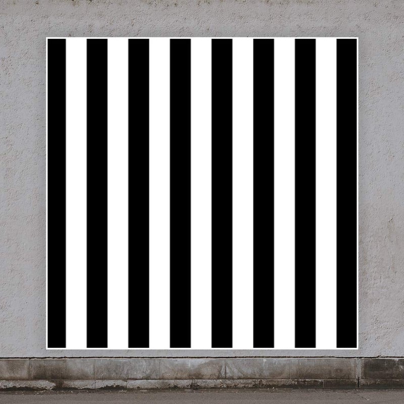 Laeacco 8x8ft Black and White Stripe Photo Backdrop Black Vertical Lines Striped Backdrops Birthday Party Banner Wedding Decoration Newborn Baby Shower Backdrop Children Kids Girls Photo Studio Props - Image 2